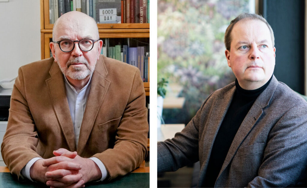 Kuva Ari Andreassonista ja Arto Ylipartasesta