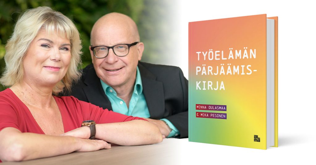 Kuva Minna & Mika Oulasmaasta ja Työelämän pärjäämiskirjasta.